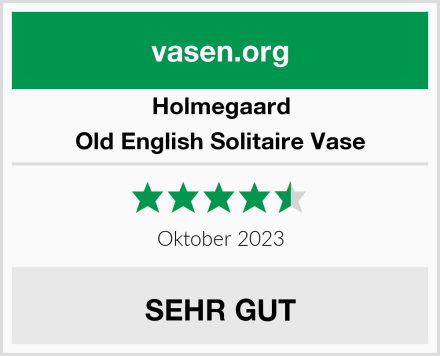 Holmegaard Old English Solitaire Vase Test