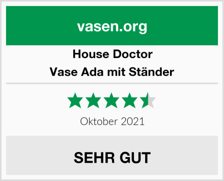 House Doctor Vase Ada mit Ständer Test