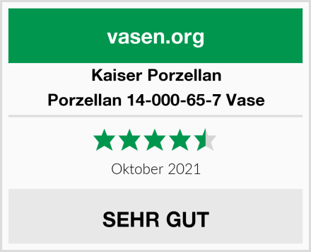 Kaiser Porzellan Porzellan 14-000-65-7 Vase Test
