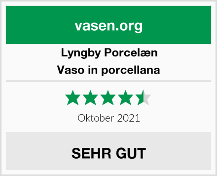 Lyngby Porcelæn Vaso in porcellana Test