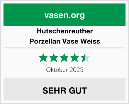 Hutschenreuther Porzellan Vase Weiss Test