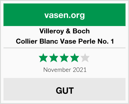 Villeroy & Boch Collier Blanc Vase Perle No. 1 Test
