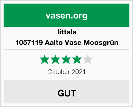 Iittala 1057119 Aalto Vase Moosgrün Test