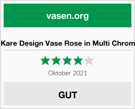  Kare Design Vase Rose in Multi Chrom Test