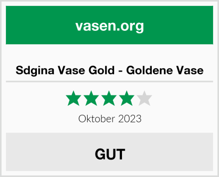  Sdgina Vase Gold - Goldene Vase Test