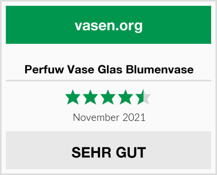  Perfuw Vase Glas Blumenvase Test
