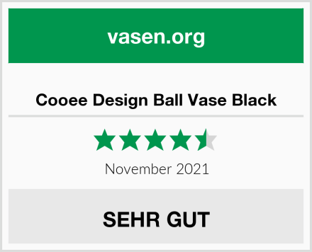  Cooee Design Ball Vase Black Test