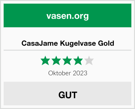  CasaJame Kugelvase Gold Test