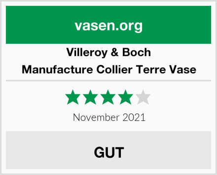 Villeroy & Boch Manufacture Collier Terre Vase Test