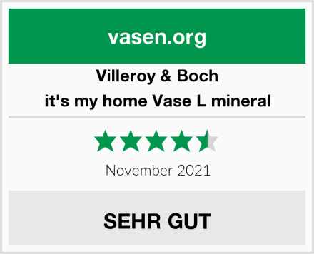 Villeroy & Boch it's my home Vase L mineral Test