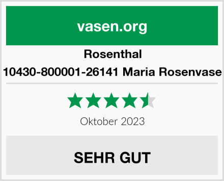 Rosenthal 10430-800001-26141 Maria Rosenvase Test