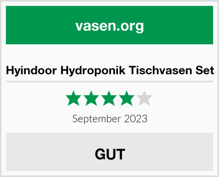  Hyindoor Hydroponik Tischvasen Set Test