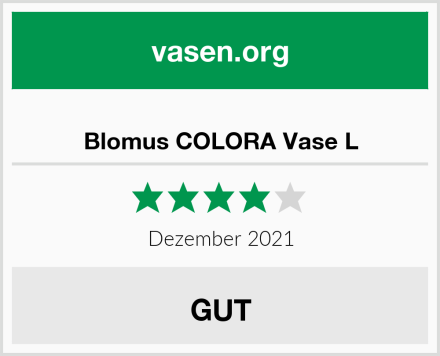  Blomus COLORA Vase L Test