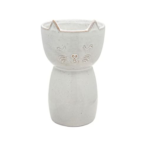  Sass & Belle Vase mit Katzengravur