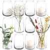 Giessle 12x Vasen / Windlichter aus Glas