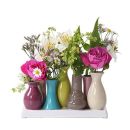&nbsp; Jinfa Blumenvasen Set aus 7 Vasen in bunt
